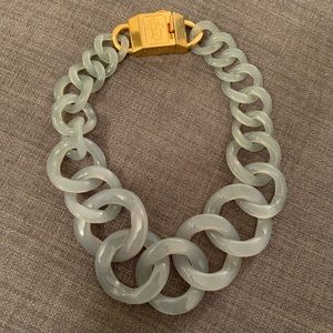 Tory Burch Graduated Resin Chain Necklace